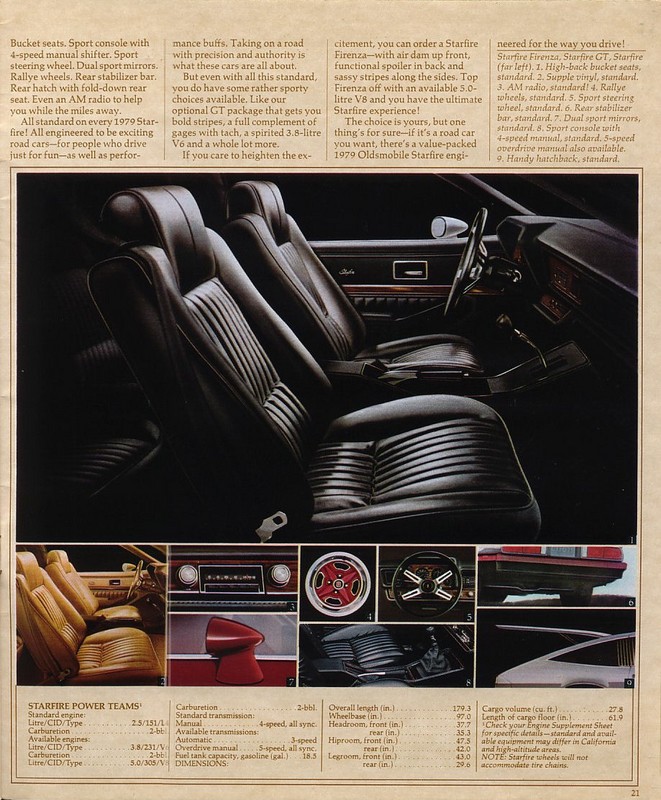 1979 Oldsmobile Motor Cars Brochure Page 5
